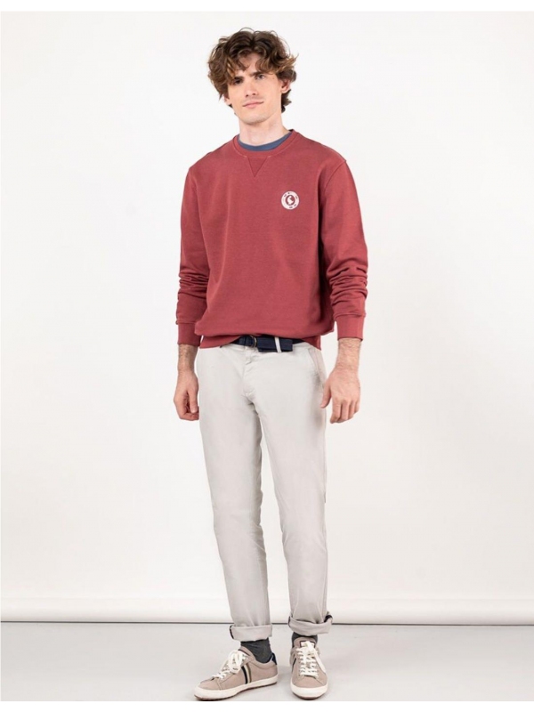 Sudadera EL GANSO 1100W230012 GRANATE