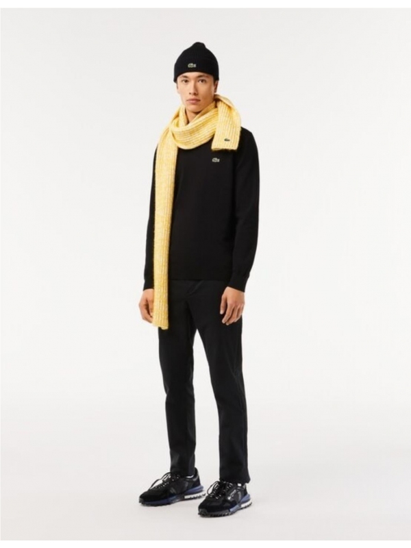Jersey de hombre Lacoste en tejido de punto de algodón ecológico de rayas