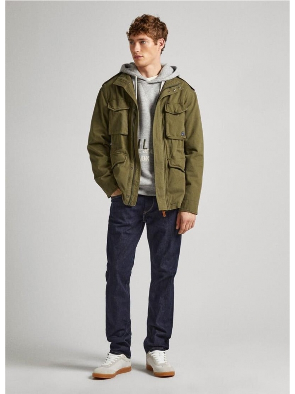 CHAQUETA CARGO EN ALGODÓN...