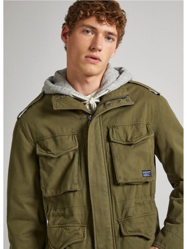 CHAQUETA CARGO EN ALGODÓN PEPE JEANS