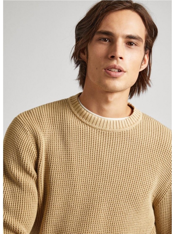 JERSEY PUNTO MUSGO CUELLO REDONDO