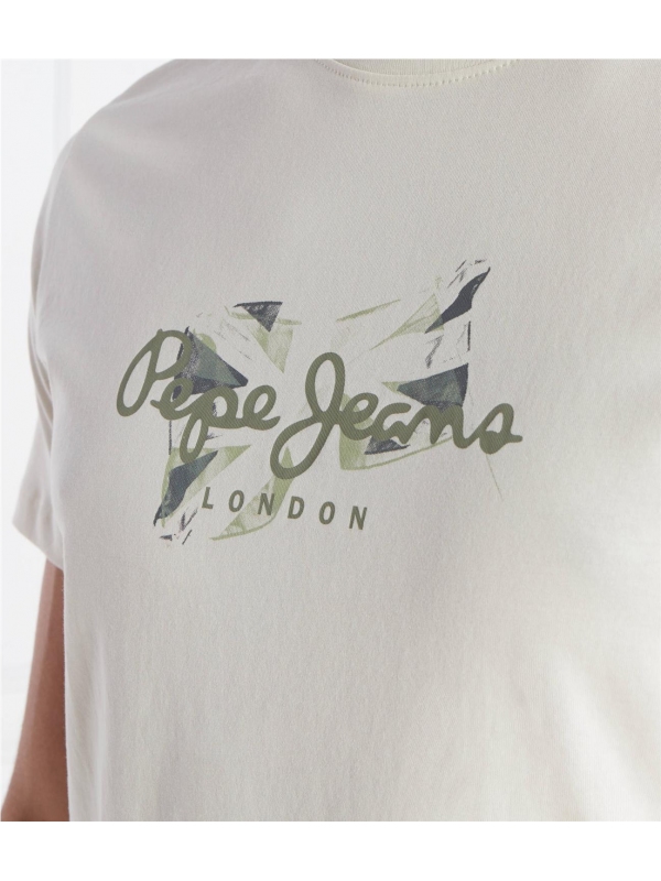 CAMISETA SLIM CON LOGO ESTAMPADO