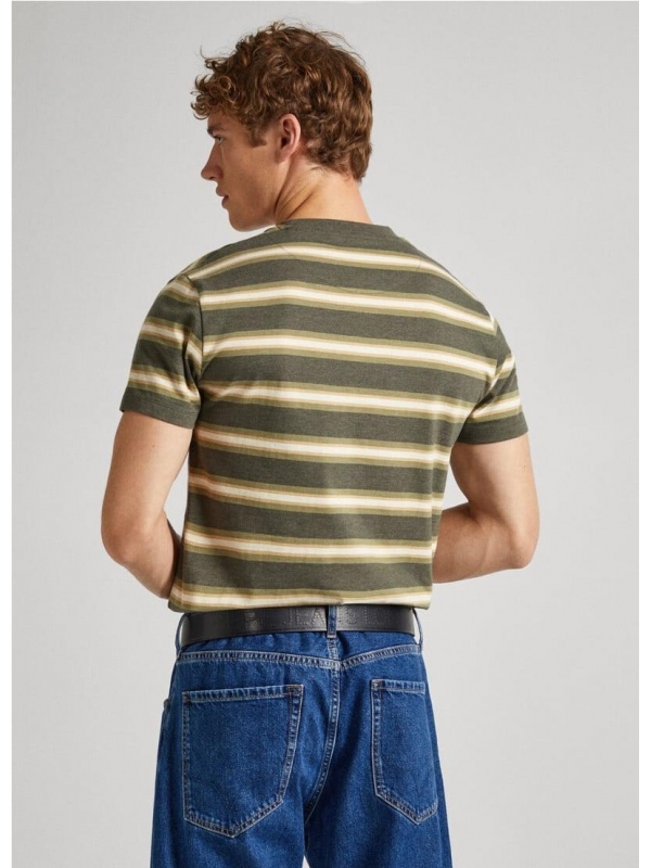 CAMISETA FIT REGULAR DE RAYAS