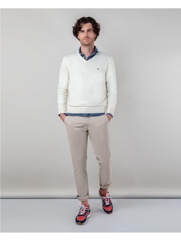 Jersey Cuello Pico Coderas