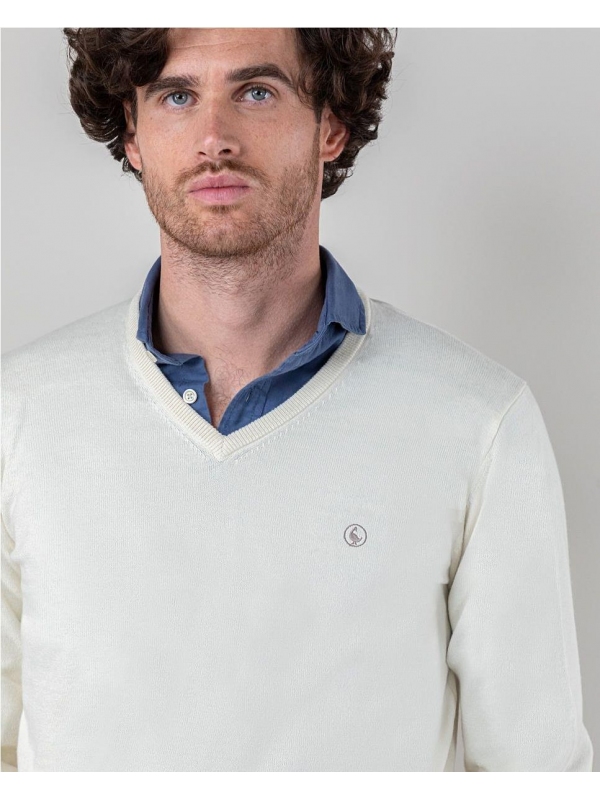 Jersey Cuello Pico Coderas