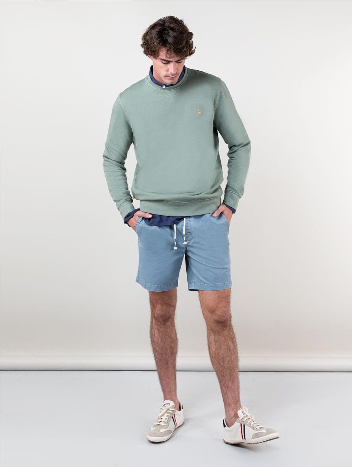 Sudadera EL GANSO TALLA XL COLOR VERDE MILITAR