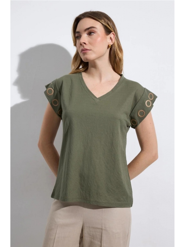 Camiseta TINTA & BARILOCHE HIBISCO